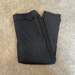 Loft Women's Curvy Skinny Dress Pant‎ Trousers Grey Size 16 Plus